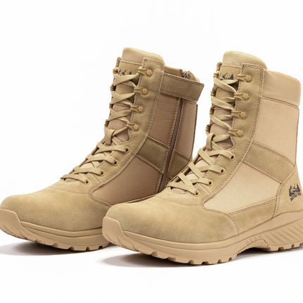 Botas Pro Sand Men's 8 inch Side Zipper Military Tactical Boots BP701