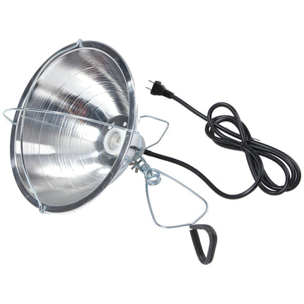 Clamp-On Brooder Heat Lamp for Chicks & Poultry - Compatible with 250W Red & Clear Heat Bulbs