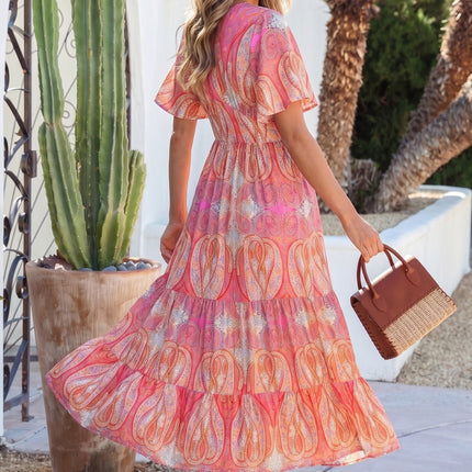 Luz Sleeve Boho Maxi Dress