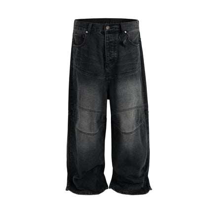NOIR BAGGY BIKER DENIM
