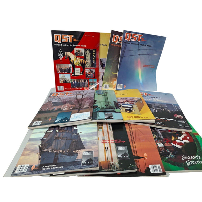 Vintage 1988 QST National Assn Amateur Radio Magazine FULL Year 12 Issues