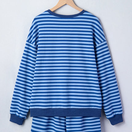 Chloe Casual Short Set Long Sleeve Top Set