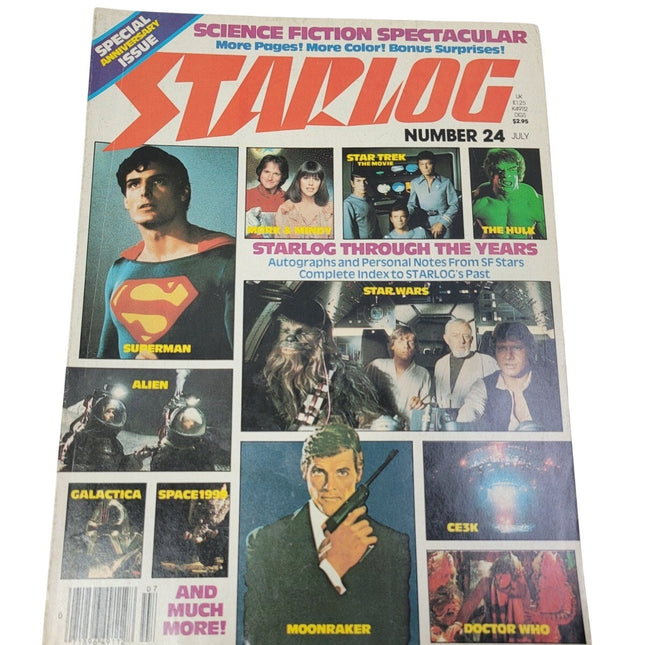Vintage July 1979 Starlog The Magazine of the Future Number 24 Special Edition