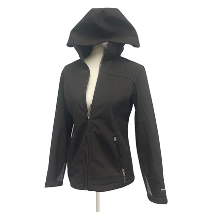 Free Country Womens Small PolySpandex Long Sleeve Full Zip Hooded Lined Jacket
