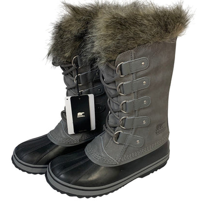 New Sorel Womens Size 8 Gray Arctic Mid Calf Lace Up Warm Snow Boots Shoes