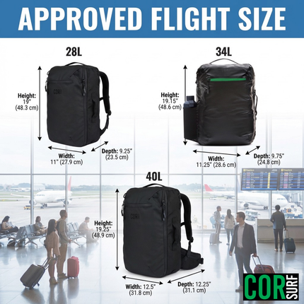 The Island Hopper Travel Backpack 28L