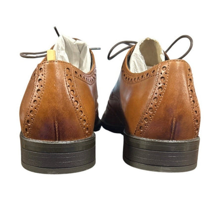 New In Box Cole Haan Mens 11 British Tan Leather Oxford Lace Up Grand 360 Shoes