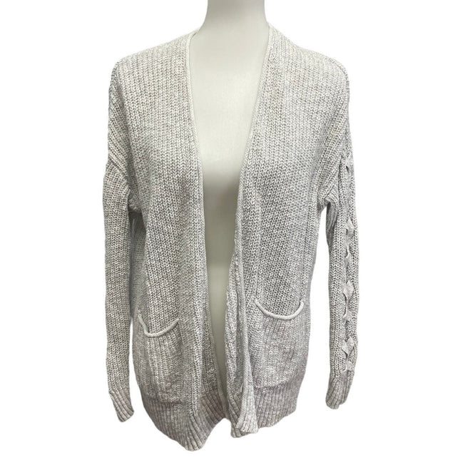 Mossimo Supply Co Womens Small Cabled Arms Open Front Cardigan Sweater
