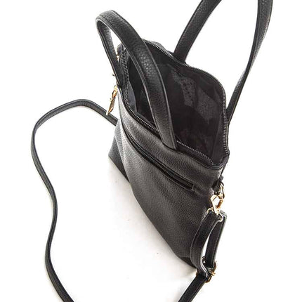 Crystal Accent Girl Convertible Top Handle Bag
