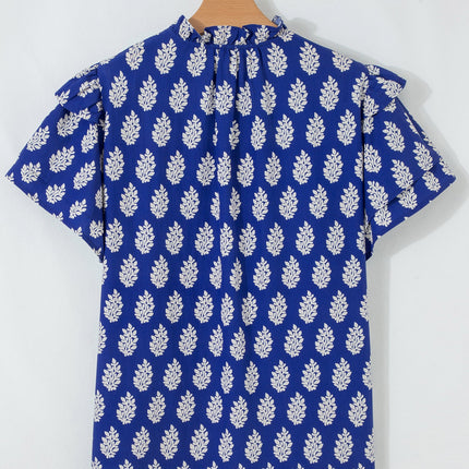 Rowyn Ruffle Short Sleeve PLUS Blouse