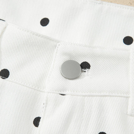 Elise Embroidered Scallop Hem Shorts