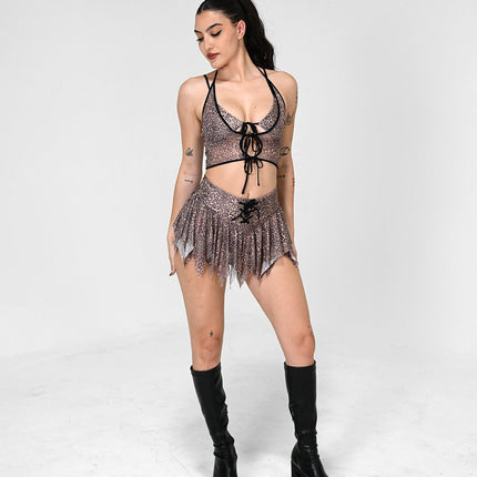 Leopard Luxe Crop Top