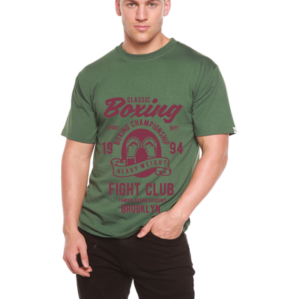 Classic Boxing Men's Bamboo Viscose/Organic Cotton Short Sleeve Graphic T-Shirt