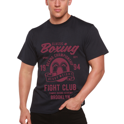 Classic Boxing Men's Bamboo Viscose/Organic Cotton Short Sleeve Graphic T-Shirt