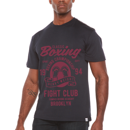 Classic Boxing Men's Bamboo Viscose/Organic Cotton Short Sleeve Graphic T-Shirt
