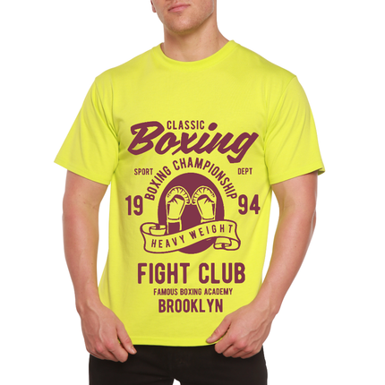 Classic Boxing Men's Bamboo Viscose/Organic Cotton Short Sleeve Graphic T-Shirt