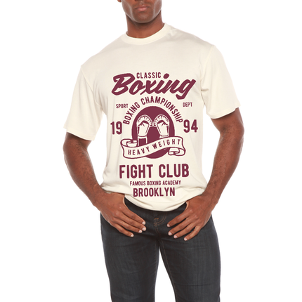 Classic Boxing Men's Bamboo Viscose/Organic Cotton Short Sleeve Graphic T-Shirt
