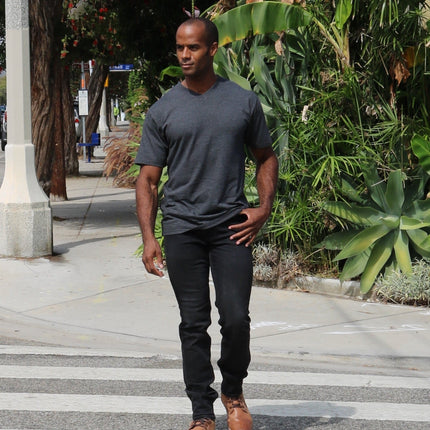 Clearance Men's Bamboo Viscose V-Neck T-Shirt