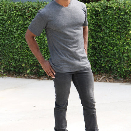 Clearance Men's Bamboo Viscose V-Neck T-Shirt