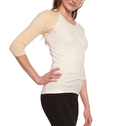 Clearance Women's Bamboo Viscose/Sorona 3/4 Sleeve T-Shirt