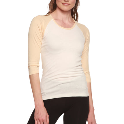 Clearance Women's Bamboo Viscose/Sorona 3/4 Sleeve T-Shirt
