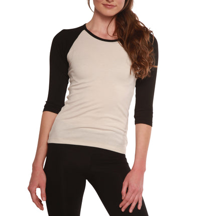 Clearance Women's Bamboo Viscose/Sorona 3/4 Sleeve T-Shirt