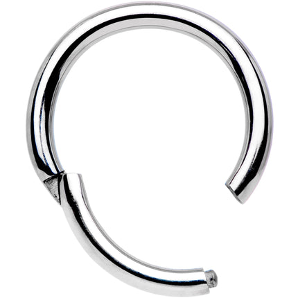 16G 5/16 Solid G23 Implant Grade Titanium Hinged Segment Ring
