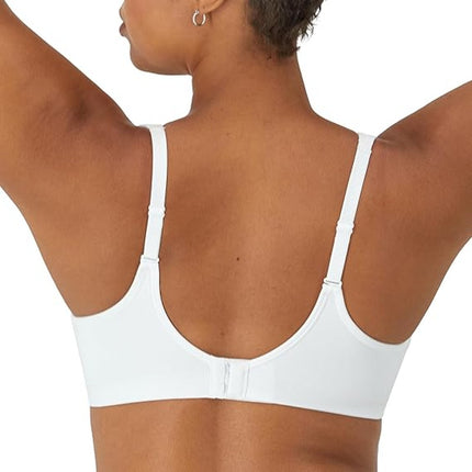 New Bali Womens 34B White Wireless Comfort Revolution Full-Coverage Wirefree Bra