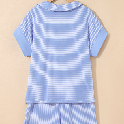 Lilian Dolman Sleeve Polo Shirt Set