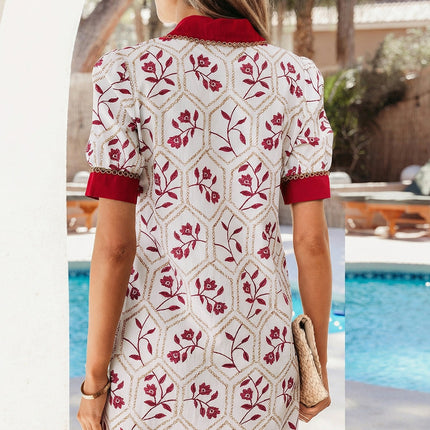 Elianna Short Sleeve Mini Dress