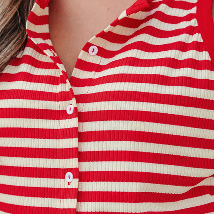 Monica Ribbed Knit Tank Top