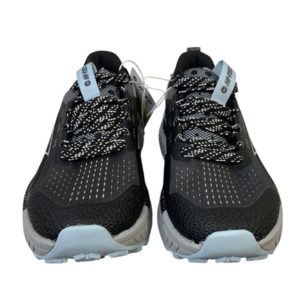 New In Box Hi-Tec Womens Size 8 Black Gray Lace Up Comfort Athletic Shoes