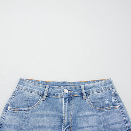 Rayne Wash Raw Hem Shorts