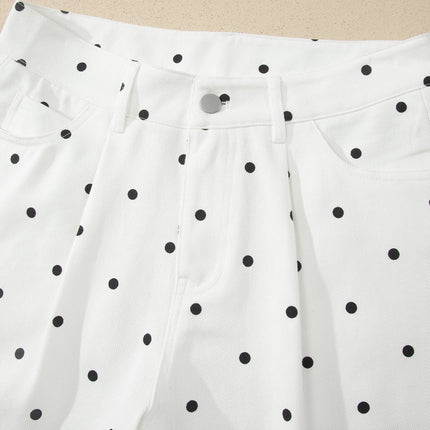 Elise Embroidered Scallop Hem Shorts