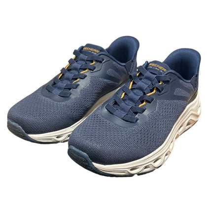 Skechers Mens Size 8 Navy Blue Mesh Hands Free Swift Fit Athletic Sneaker Shoes