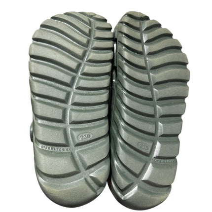 Amoji Mens Size 6 Army Green Clogs Round Toe Sandal Garden Water Shoes