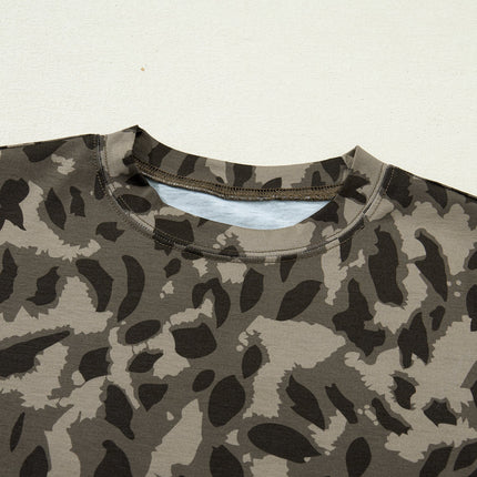 Annabelle Print Mock Slim Tee