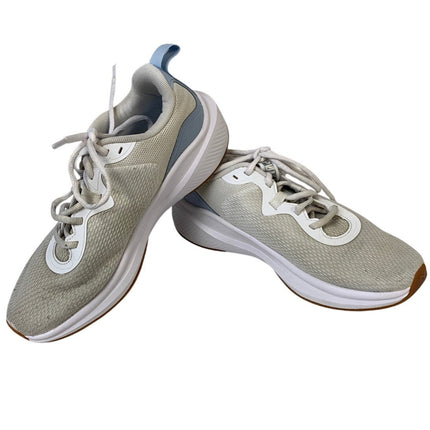 Puma Womens Size 9 White Blue Sneakers Lace Up Round Toe Athletic SHoes
