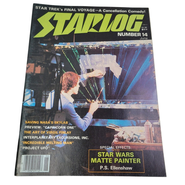 Vintage June 1978 Starlog The Magazine of the Future Number 14 Star Wars Painter