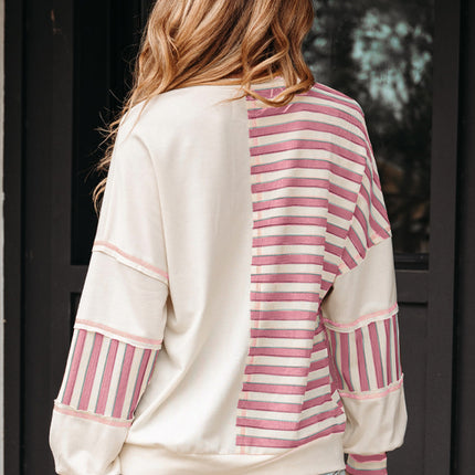 Aadhya Patchwork Oversized Pullover Top