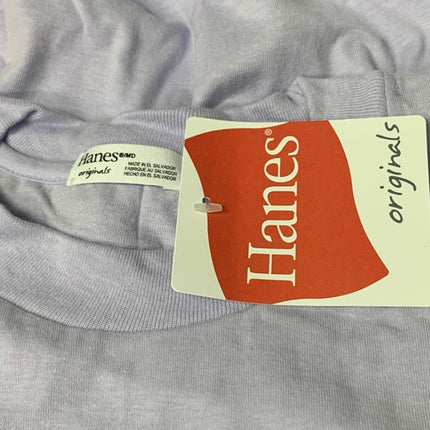 New 5-Pack Hanes Womens Small Purple Ringspun Cotton Cap Sleeve Muscle Tees