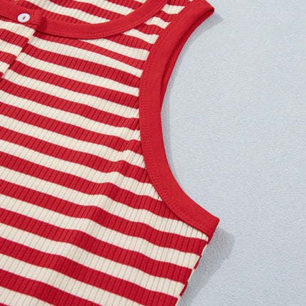 Monica Ribbed Knit Tank Top