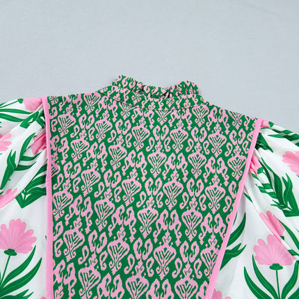 Amiri Sleeve Contrast Bordered Blouse