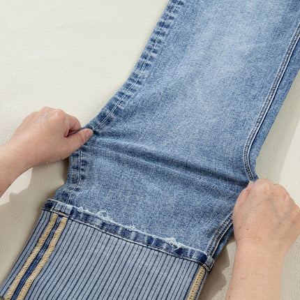 Elia Cuffed Straight Loose Jeans