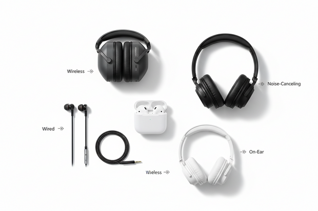 <h4><strong>New in</strong></h4><h1>Earbuds</h1>