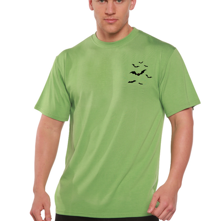 Halloween Bats Bamboo Viscose/Organic Cotton Short Sleeve Printed T-Shirt
