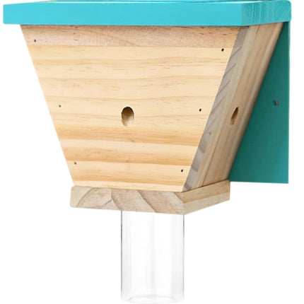 Durable Outdoor Carpenter Bee Trap - Pine Wood, Eco-Friendly, Hanging or Mounting, Multiple Styles