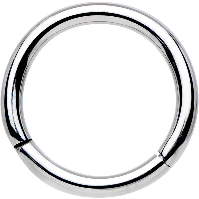 16G 5/16 Solid G23 Implant Grade Titanium Hinged Segment Ring