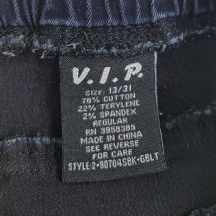 VIP Juniors Size 13 Cotton Blend Faux Pockets Stretch Waist Jogger Pants