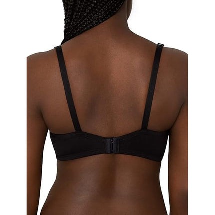 New 3-Pack Fruit of the Loom Womens 36C Black White Smooth Cotton T-Shirt Bras